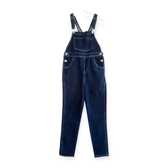 WE WORE WHAT Basic Denim Overalls, size M, New with tag - Picture 2 of 16